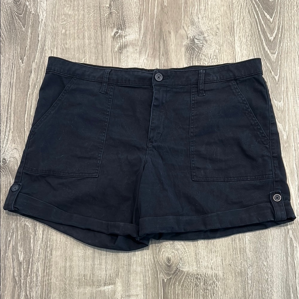 Jones New York Dark Navy Utility Shorts Casual Style